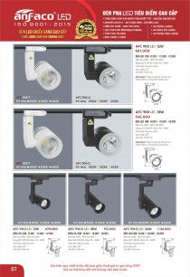 Bóng đèn led thanh ray trang trí shop quần áo