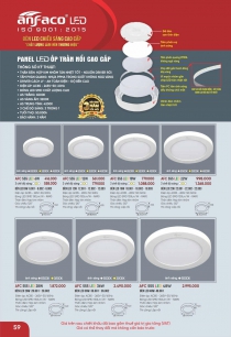 Đèn trang trí ốp trần led anfaco