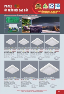 Đèn trang trí ốp trần vuông led anfaco