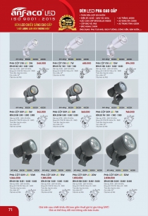 mẫu đèn trang trí ngoài trời anfaco