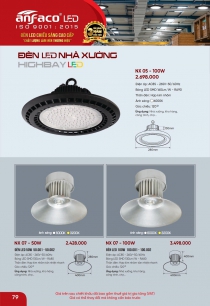 Mẫu đèn LED trang trí nhà xưởng