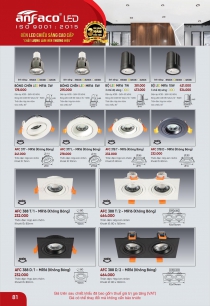 Bóng đèn led âm trần trang trí trần nhà