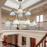 Đèn Chùm Châu Âu Tân Cổ Điển NC8879-12 Ø1000