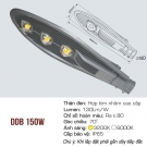 Đầu Đèn Đường Led Chiếu Sáng Ngoài Trời DDB 150W