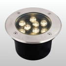 Đèn âm đất ngoài trời 9W, đèn âm sàn trong nhà, đèn âm sàn bê tông, đèn âm sàn ngoài trời