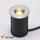 đèn âm sàn trong nhà, đèn âm sàn ngoài trời, đèn âm sàn góc chiếu 24 độ, đèn âm sàn AS04, đèn âm sàn 1W