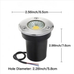 Đèn Âm Sàn LED 1W UAS12 Ø65