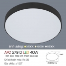 Đèn Áp Trần LED 1 Chế Độ 40W AFC 579D