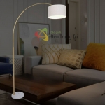 Đèn Cây Cong Inox Trang Trí Góc Sofa Hiện Đại DC717