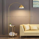đèn cây đứng inox DC712, đèn cây đứng góc sofa DC712, đèn cây đứng hiện đại
