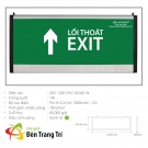Đèn Led chỉ dẫn thoát hiểm hướng lên (phía trên) 2 mặt