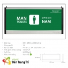 Đèn chỉ dẫn nhà vệ sinh nam 1 mặt 0501AG, đèn chỉ dẫn toilet nam 1 mặt 0501AG