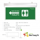 Đèn Chỉ Dẫn Toilets Nam Nữ Hướng Trái Lưu Điện 1601AT