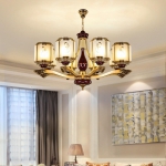 Đèn Chùm Đồng Phòng Khách Tân Cổ Điển UCD6205-8 Ø880