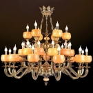 đèn trang trí biệt thự, đèn chùm phòng khách biệt thự CND1250-30, đèn chùm sảnh khách sạn