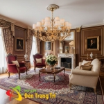 Đèn Chùm Đồng Châu Âu Cao Cấp UCD1282-18 Ø1100