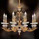 Đèn Chùm Nến Đồng Cao Cấp UCD1250-8 Ø820