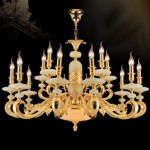 Đèn Chùm Đồng Nến Tân Cổ Điển UCD1125-18 Φ1160