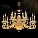 Đèn Chùm Đồng Nến Tân Cổ Điển UCD1125-18 Φ1160