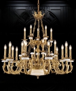 Đèn Chùm Đồng Nến Thông Tầng UCD8870-24 Ø1250