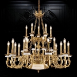 Đèn Chùm Đồng Nến Thông Tầng UCD8870-24 Ø1250