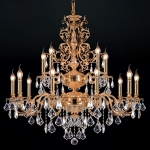 Đèn Chùm Đồng Nến Trang Trí Phòng Khách UCD1280-15