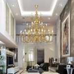 Đèn Chùm Nến Đồng 3 Tầng Cao Cấp SN2019 Ø1180