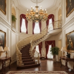 Đèn Chùm Nến Đồng Chao Đá Cao Cấp UCD1270-15 Ø950