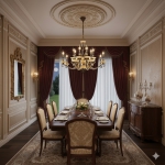 Đèn Chùm Đồng Nến Trang Trí Phòng Khách UCD1095-16 Ø850