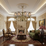 Đèn Chùm Đồng Phong Cách Châu Âu UCD9003-8 Ø800