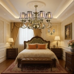 Đèn Chùm Đồng Phong Cách Châu Âu UCD9003-8 Ø800