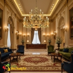 Đèn Chùm Nến Đồng Phòng Khách Cao Cấp UCD1088-15 Ø950