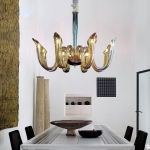 Đèn Chùm Thủy Tinh Murano Cao Cấp NA-CN8845-8 Φ740