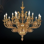 Đèn Chùm Nến Đồng Cao Cấp UCD1276-15 Ø1100