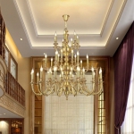 Đèn Chùm Nến Đồng 3 Tầng Cao Cấp SN2019 Ø1180