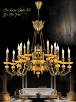 Đèn Chùm Nến Đồng Cao Cấp UCD1089-16 Ø1040