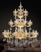 Mẫu đèn trang trí phòng khách, đèn chùm phòng khách thông tầng CN8120-24