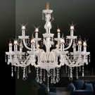 đèn chùm nến pha lê tân cổ điển CN8114-15, đèn chùm pha lê phòng khách CN8114-15