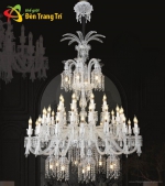 Đèn Chùm Nến Pha Lê K9 Trang Trí Phòng Khách KH-DC8806T55 Ø1380