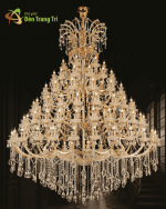 Đèn Chùm Nến Pha Lê Trang Trí Đại Sảnh CNQT177 Φ2000