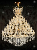 Đèn Chùm Nến Pha Lê Trang Trí Đại Sảnh CNQT177 Φ2000