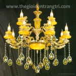 Đèn Chùm Pha Lê Nến Trang Trí Phòng Khách UCN6118-12 Ø700