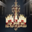 Đèn chùm pha lê Baccarat CN8141-16, đèn trang trí phòng khách cổ điển