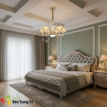 Đèn Chùm Pha Lê Nến Trang Trí Phòng Ngủ UCN5099-6 Ø600