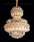 đèn chùm pha lê cao cấp nc7039a, đèn chùm pha lê sang trọng nc7039a, đèn trang trí hcm