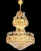 đèn chùm pha lê tân cổ điển CFL47, đèn trang trí phòng khách, đèn trang trí pha lê cao cấp