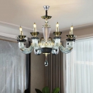 Đèn chùm nến pha lê k9 cao cấp CN8149-8, đèn trang trí phòng ngủ cao cấp, mẫu đèn trang trí cao cấp