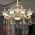 Đèn Chùm Pha Lê Nến 8 Tay E1-101