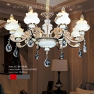 Đèn Chùm Pha Lê Nến 8 Tay E1-107