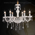 Đèn Chùm Pha Lê Nến Cao Cấp UCN8114-6 Ø600